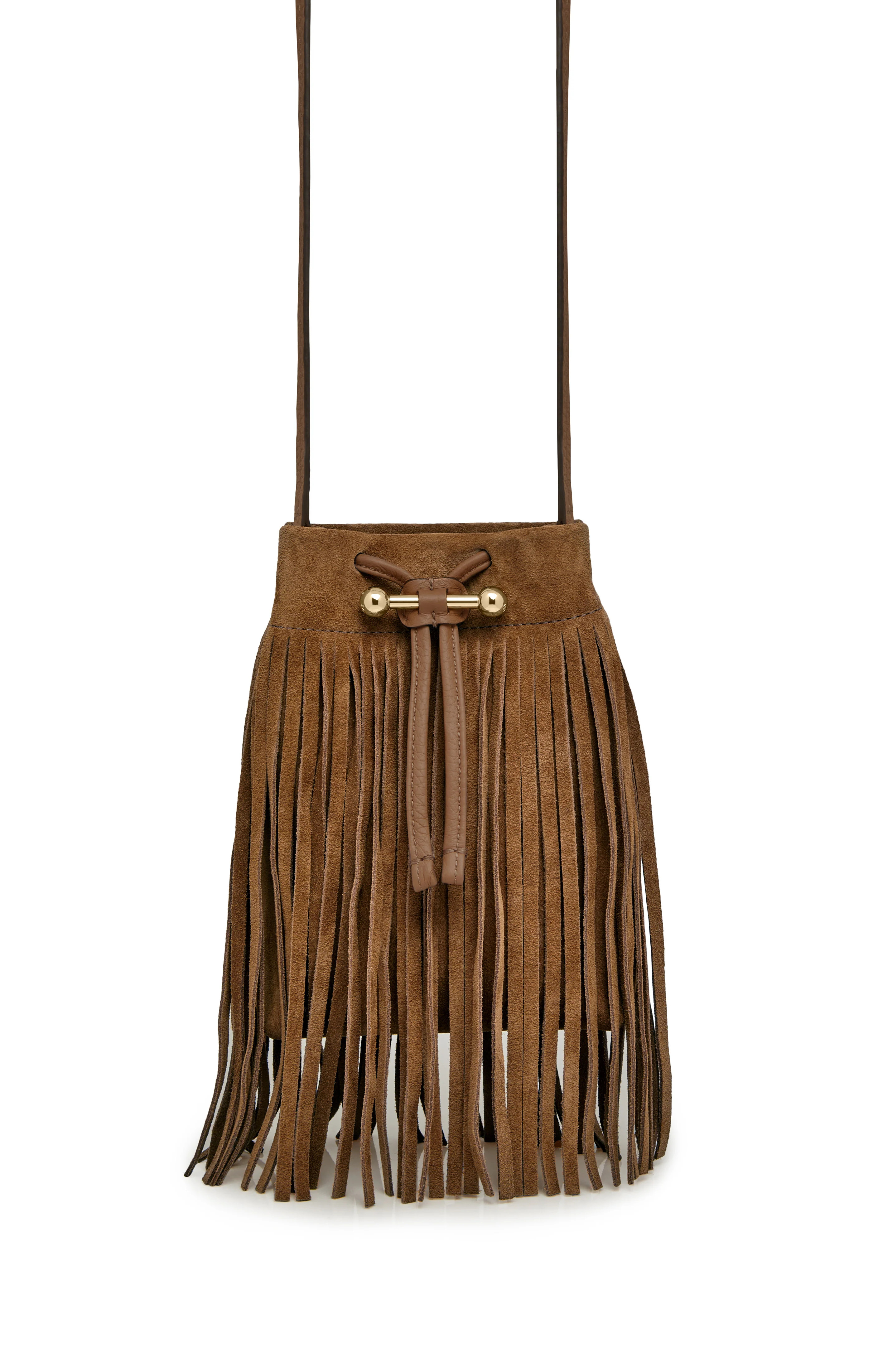 Strathberry Osette Midi Suede Pouch | Cinq à Sept