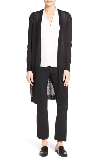 Women's Halogen Long Linen Blend Cardigan | Nordstrom