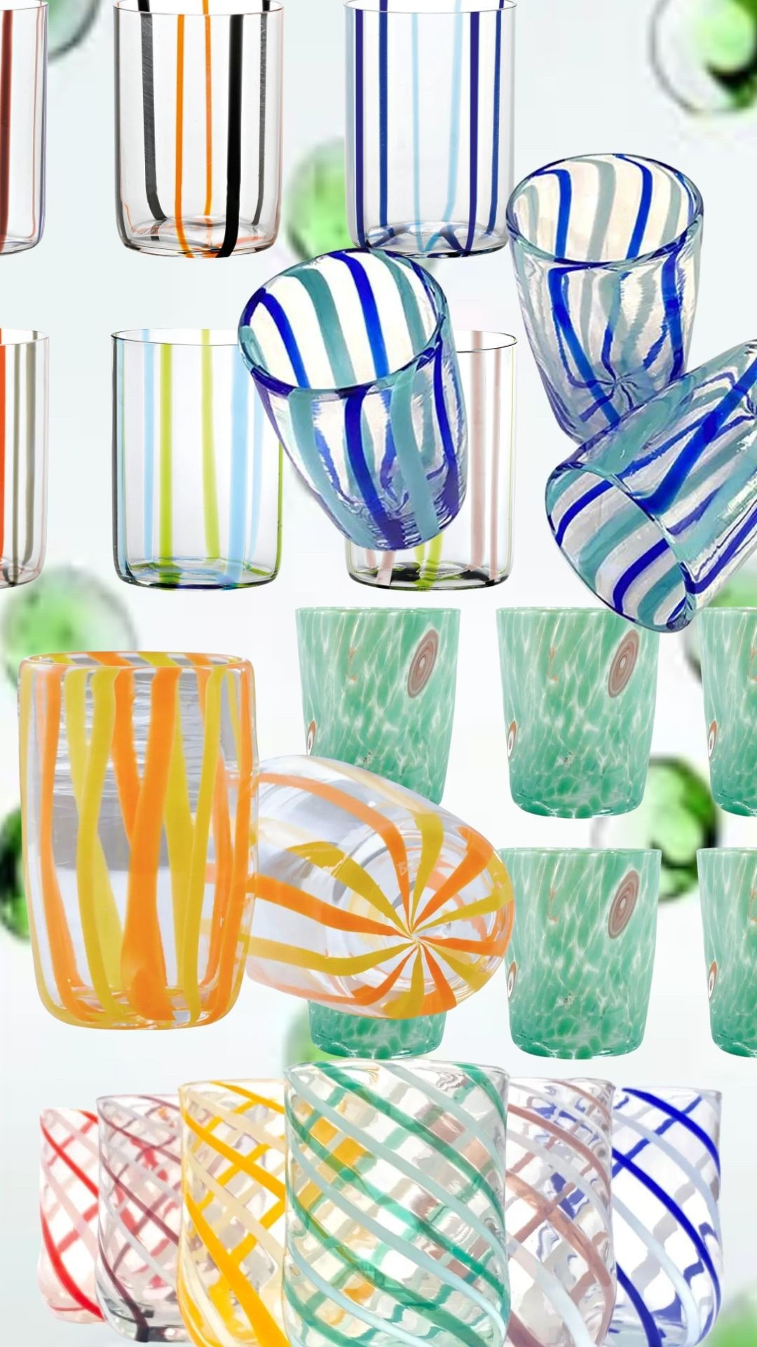 On the hunt for new glassware and these murano glasses have caught my eye! And really good pricing for murano! I can’t decided what colors I should choose ahhh - here is what I have it narrowed down too! Worse case I buy two sets but they are just all so fun! 

#LTKParties #LTKHome