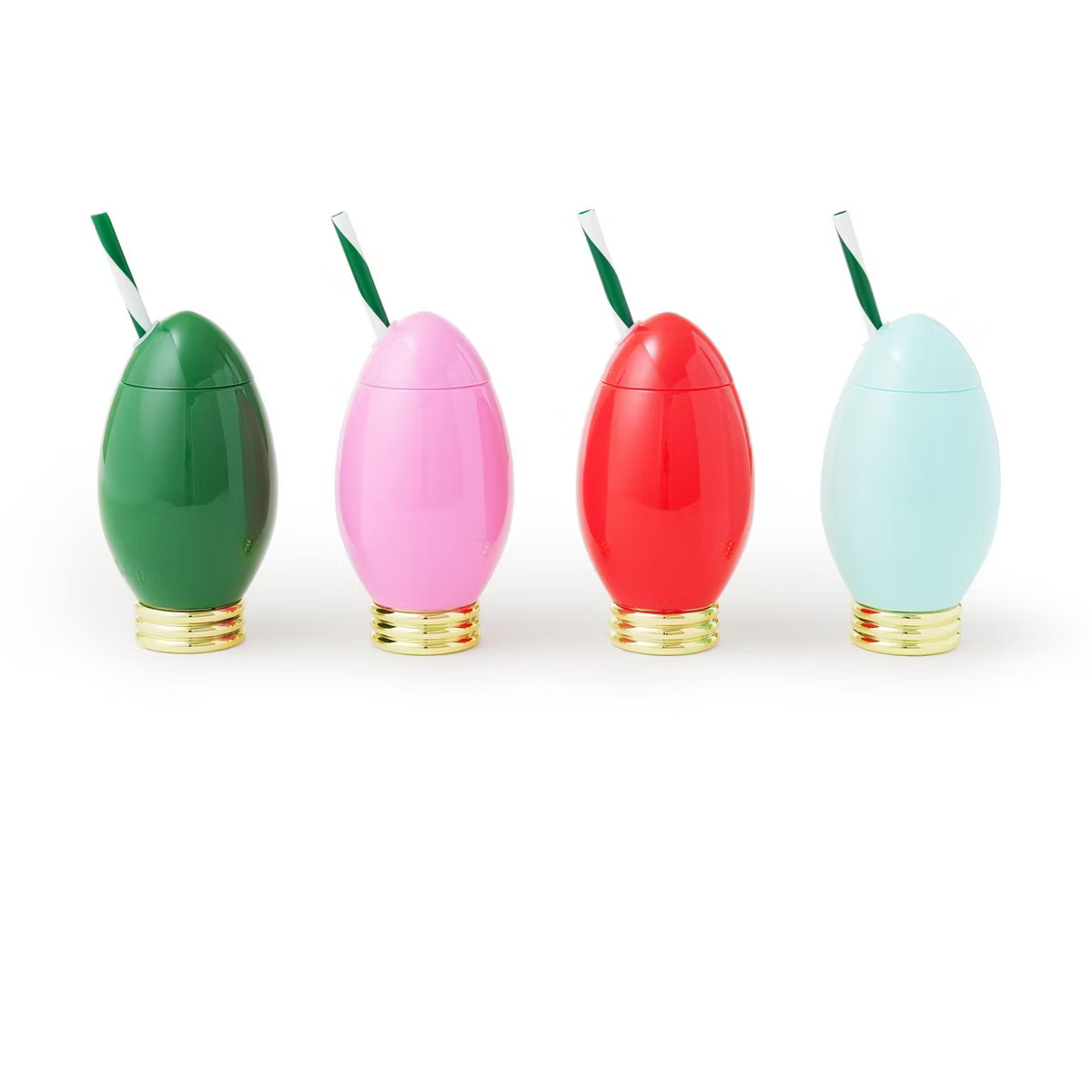 Extra Merry Christmas Lights 4-Pack Customizable 12 Oz Novelty Sipper Cups | Target