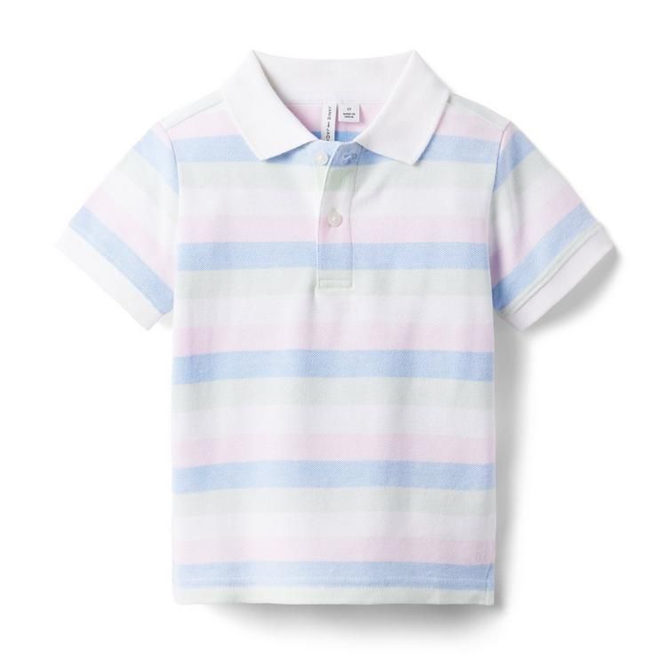 The Classic Striped Pique Polo | Janie and Jack