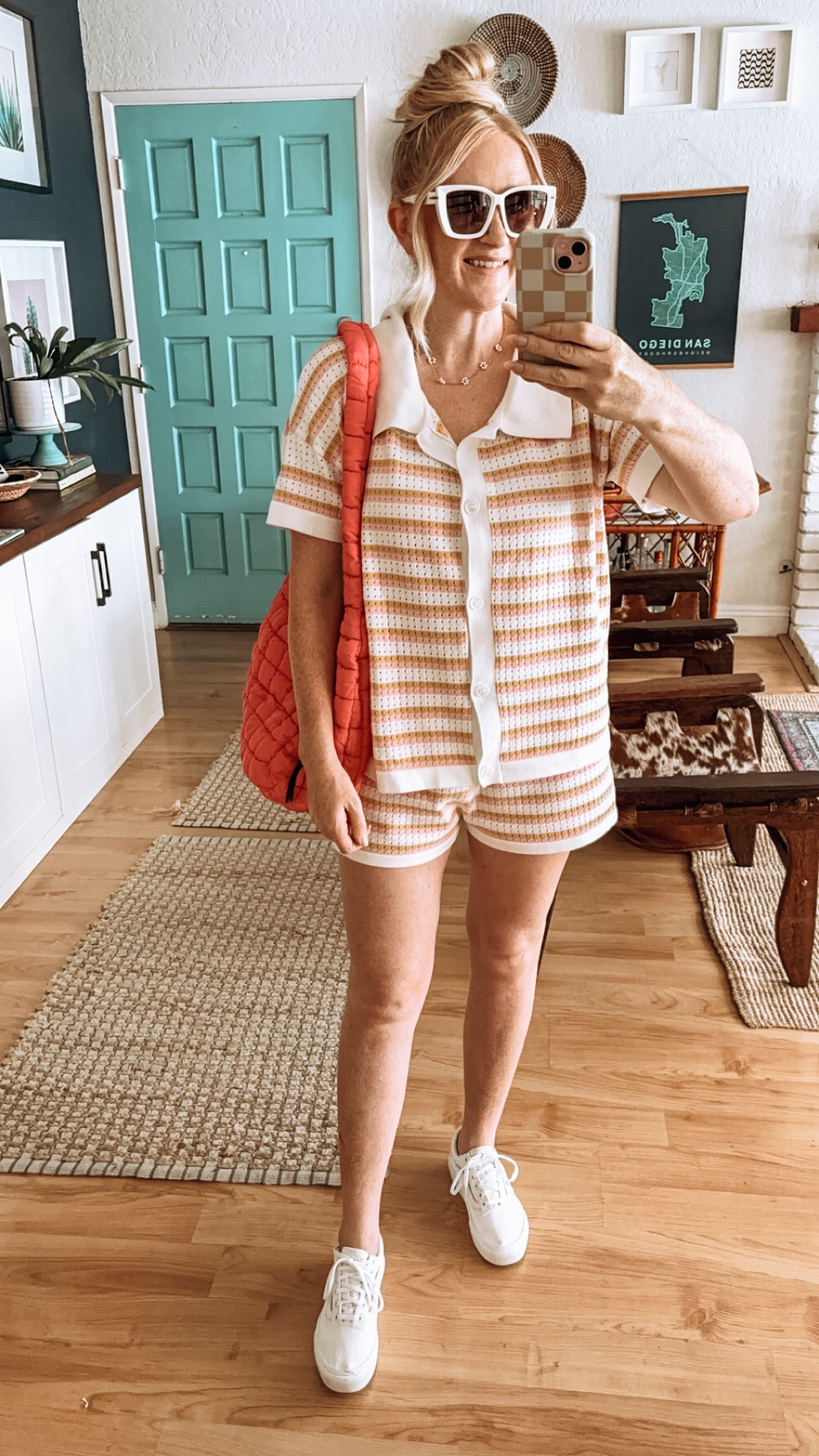 Perfect Saturday lounge set that’s also super cute for errands, coffee run, beach or pool coverup 💜 

Wearing size XL, this does run small especially the bottoms. Color shown is called “multicolor” and is pink with mustard yellow against a white base. SUPER soft and comfortable! 

Amazon find, Amazon style, Amazon set, matching set, lounge set, cute lounge set, beach coverup, pool coverup, cute pajamas, cute pjs, Saturday outfit, free people style, free people look for less, free people inspired  

#LTKStyleTip #LTKFindsUnder50 #LTKFindsUnder100