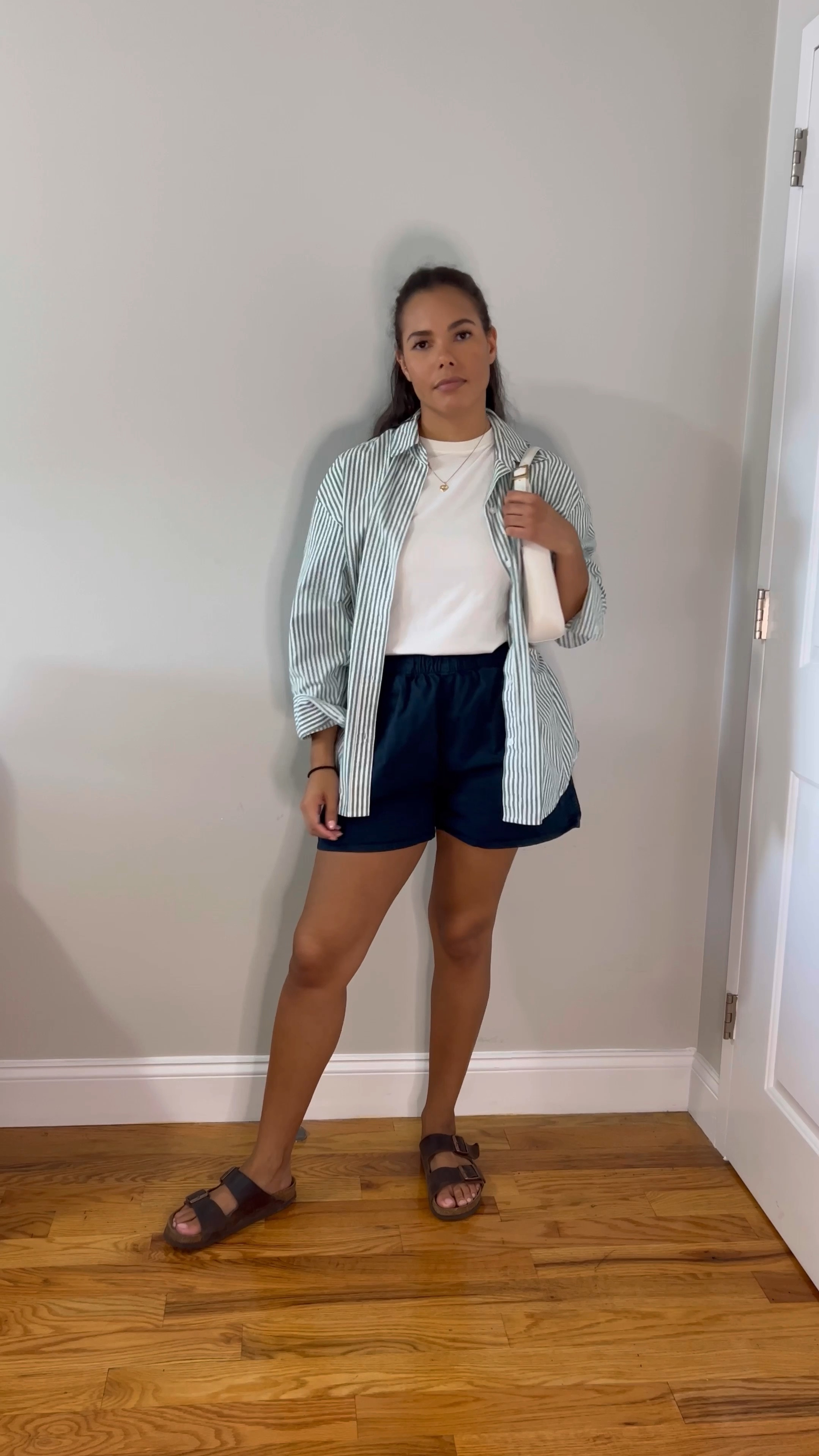 Oversized shirt, striped shirt, button down shirt, white t-shirt, ysl hobo bag, white shoulder bag, birkenstock arizona sandals, leather sandals, fall outfits, fall fashion, fall style, fall trends, casual fall style, casual fall fashion, neutral fall style, neutral fall outfits, neutral outfits, neutral style, classic style, style guide, effortless style, minimalist style, fall layering, transitional outfits, summer to fall transitional outfit

#LTKSeasonal #LTKstyletip #LTKSale