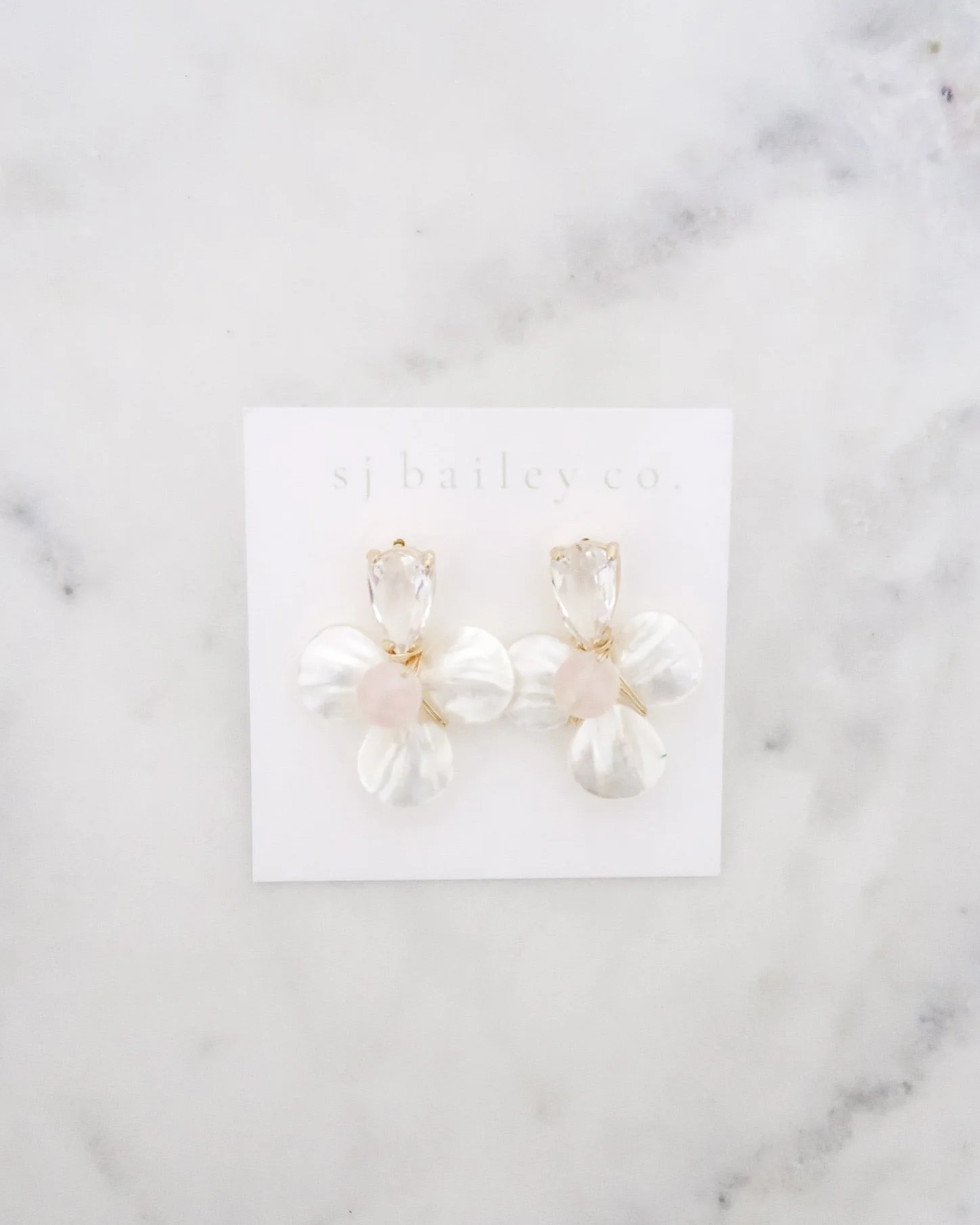 The Annabelle Earrings in Pink | SJ Bailey Co.