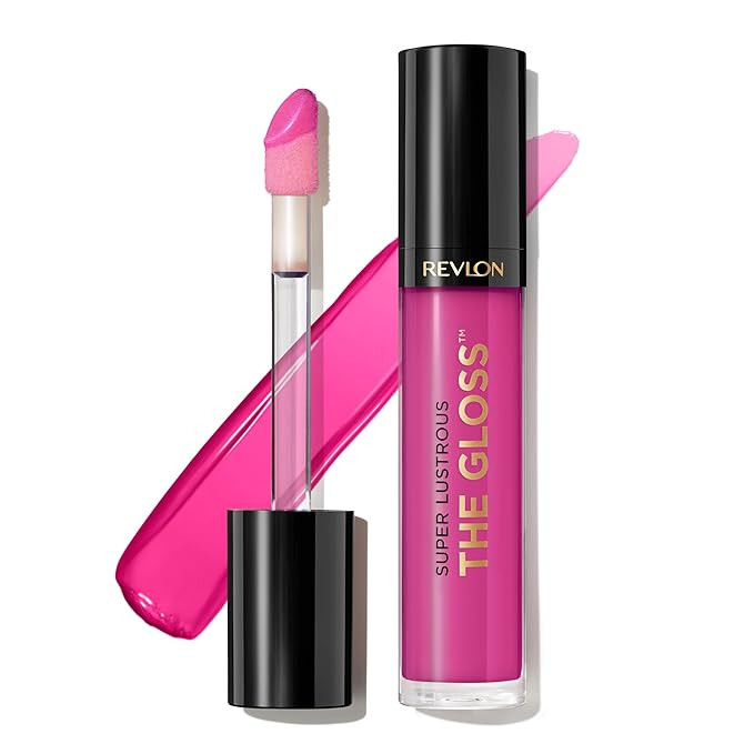 Revlon Super Lustrous Lip Gloss, Non-Sticky, Hydrating, High Shine Finish, 232 Pink Obsessed, 0.1... | Amazon (US)