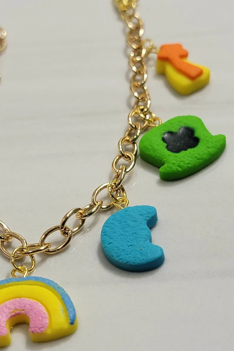 Lucky Charm Bracelet/ Food Jewelry/ Cereal Jewelry | Etsy (US)