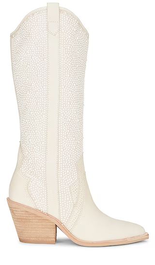 Navene Boots in Off White Pearls | Revolve Clothing (Global)