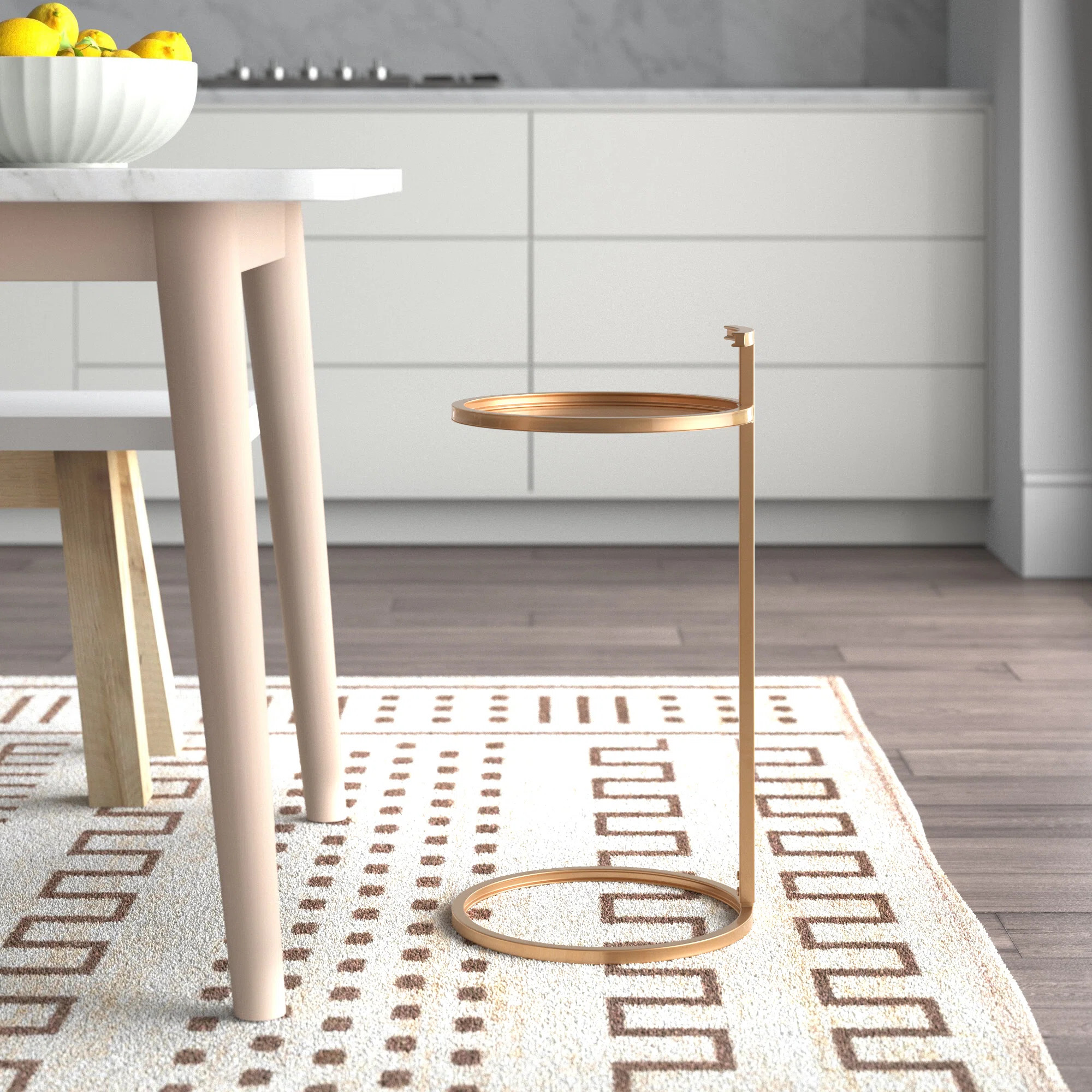 Auzie Iron Tray Top C Table End Table | Wayfair North America