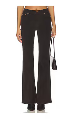 PISTOLA Kinsley Mid Rise Ultra Flare Jeans in Mocha from Revolve.com | Revolve Clothing (Global)