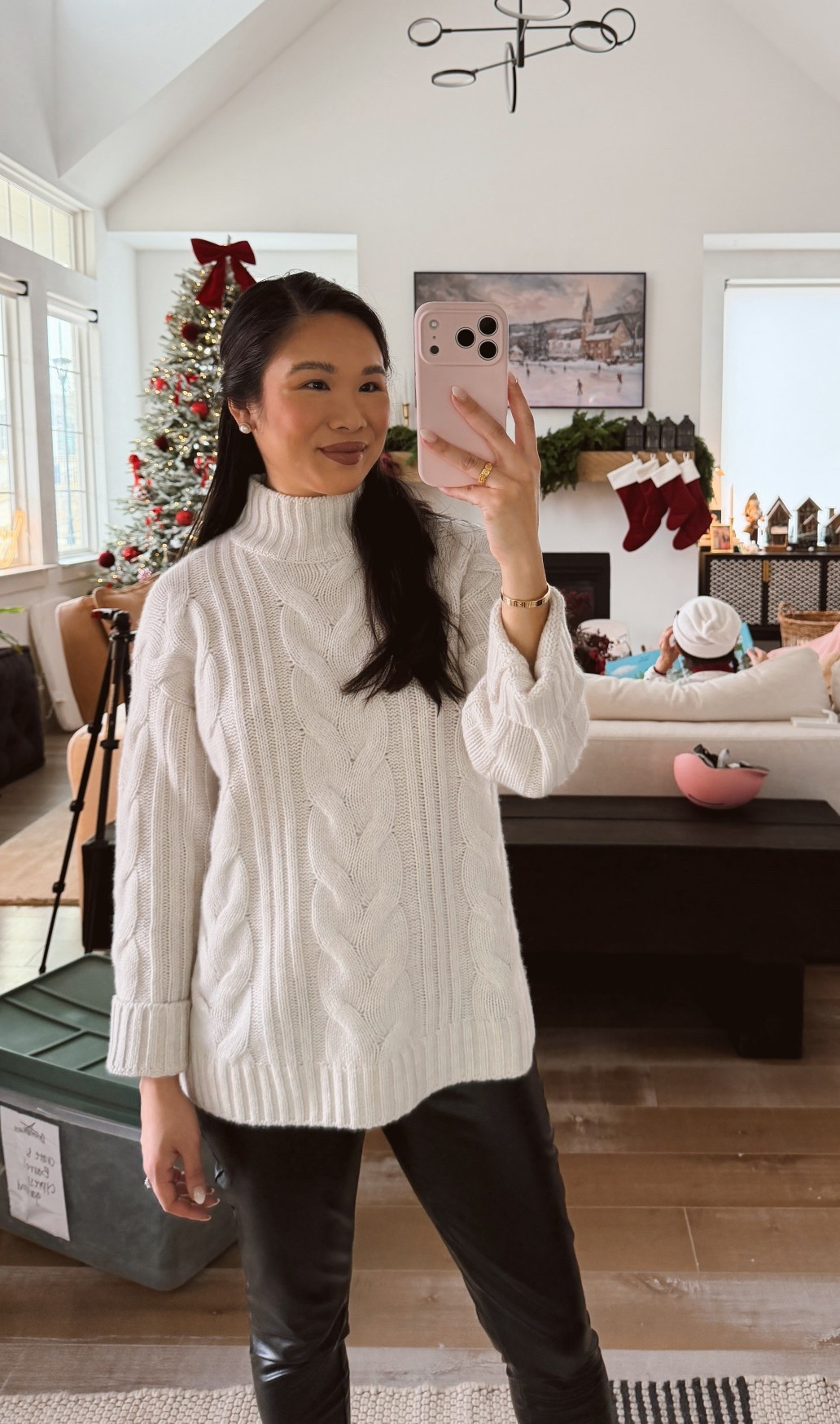 Cozy cashmere mock neck sweater that’s 40% off! Love how this is a longer length so it’s great for wearing with leggings or skinny jeans tucked into boots. Perfect for staying warm since it’s not bulky. Wearing size XS. 

#LTKPetite #LTKSeasonal #LTKSaleAlert