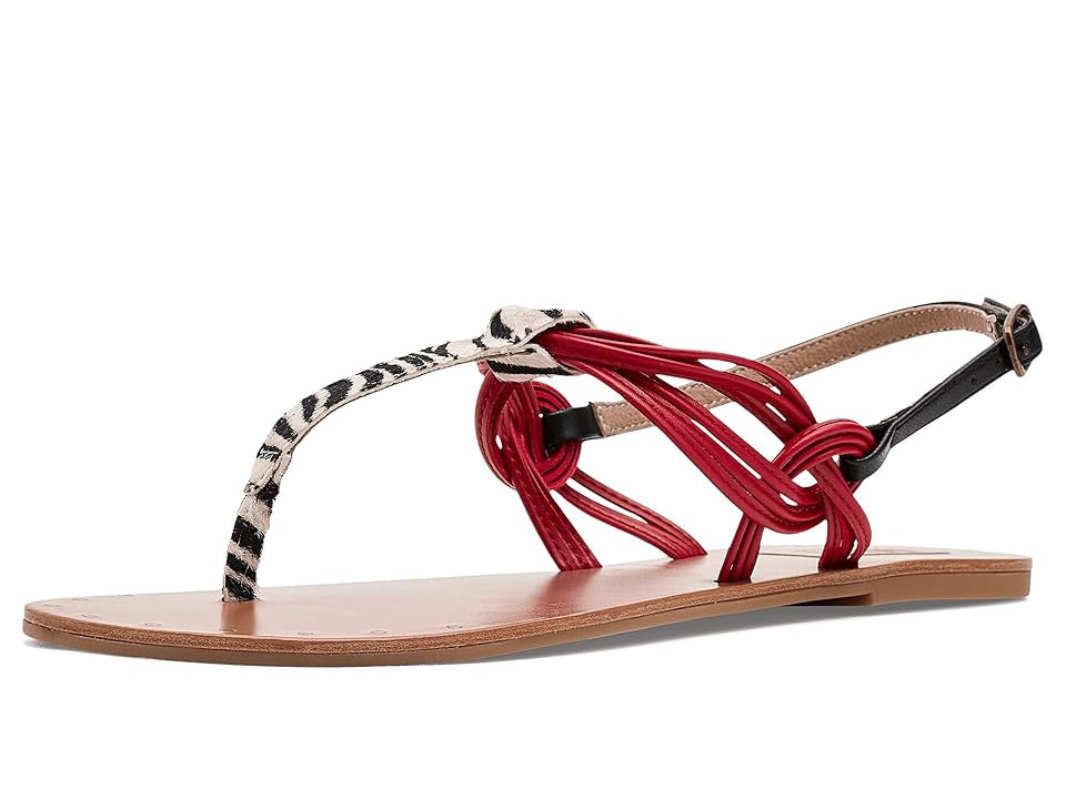 MIA MLE-Tazara Women's Sandals Zebra/Red/Black : 7.5 M, Faux Leather | Zappos