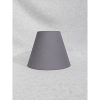 Dark Grey/Gray Lamp Shade. Solid Color. Shade Is 9.5 Wide At The Bottom, 5"" Top & 7"" Tall | Etsy (US)