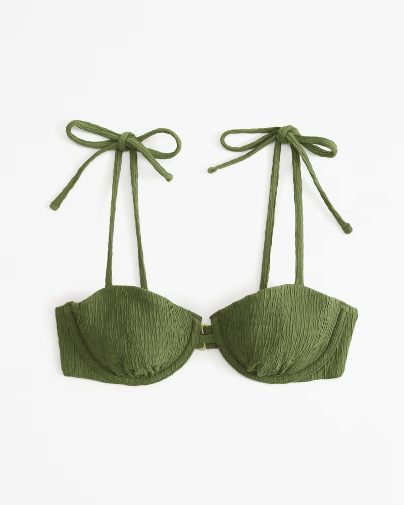 Tie-Strap Underwire Bikini Top | Abercrombie & Fitch (US)