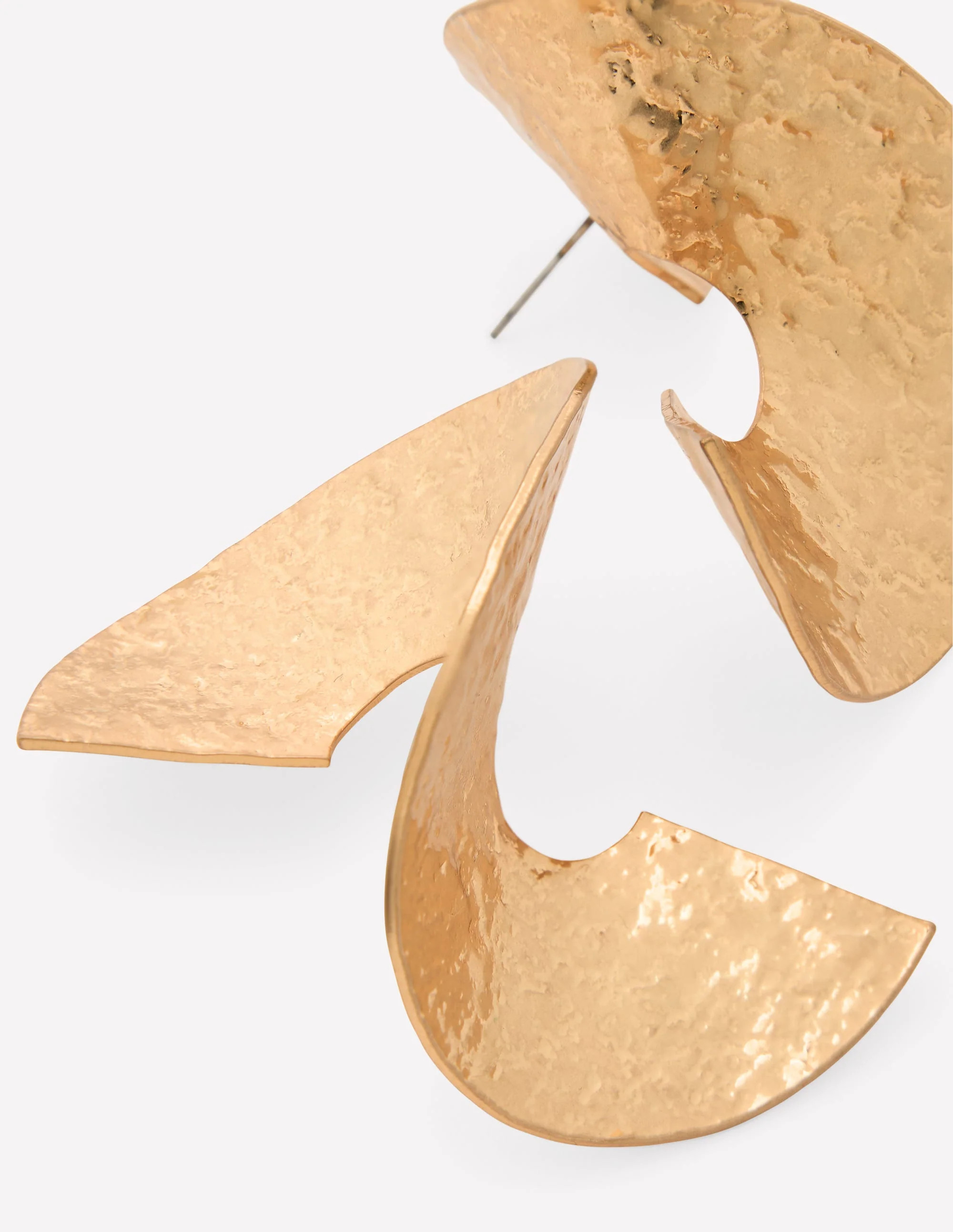 Statement Spiral Earrings-Gold | Boden (US)