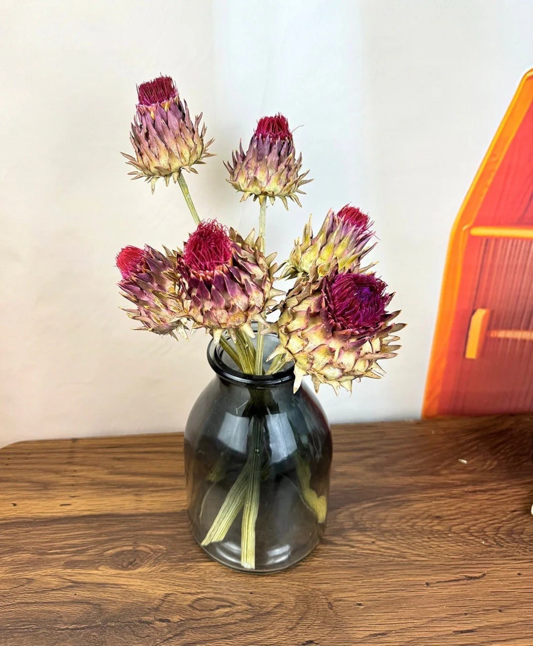 A truly rare statement flower, these natural African tyrant stems bring dramatic texture and rich purplish-red velvet tones to any arrangement. Each organically grown branch is completely unique, making it perfect for elevating wedding bouquets, filling vases, or adding an artistic focal point to living spaces, offices, and special corners of the home. Long-lasting and effortless to style, they’re a striking choice for distinctive, nature-inspired décor.

#LTKhome #LTKdecor #EtsyFinds #DriedFlowers #ProteaStyle #StatementFlorals #WeddingDecor #NaturalDecor #VaseStyling #FloralDesign

#LTKHome #LTKWedding #LTKSeasonal