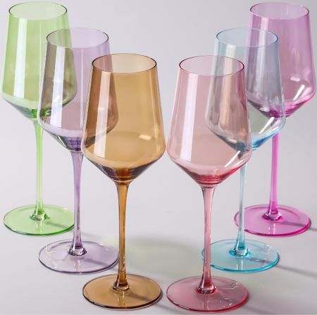 I received these wine glasses for Christmas which look very similar to a more expensive brand of glasses. However since I’ve been know to break a glass or two I didn’t feel great asking for the more expensive set! Plus the quality of them feels great! All of this to say, if you feel good spending the $$$ on the pricier ones - great! If not, these are an awesome option!! 

#LTKfindsunder50 #LTKGiftGuide #LTKhome