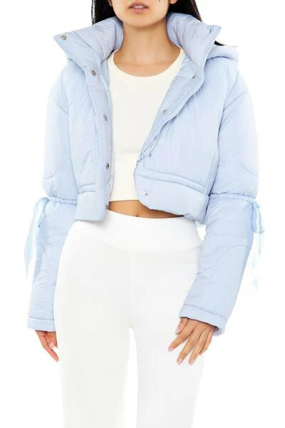 Bow Puffer Jacket | Forever 21