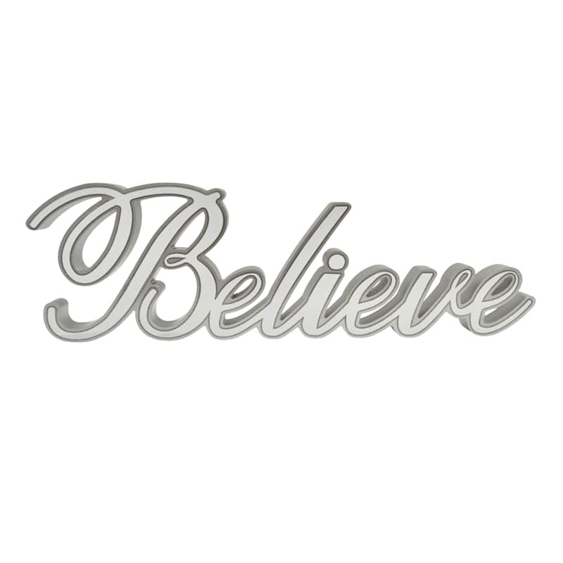 Silver Believe Tabletop D\u00e9cor, 25.9" | At Home