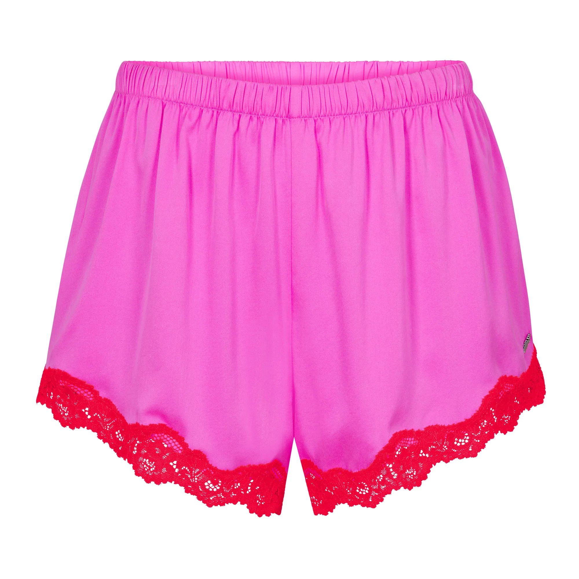 LACE TRIMMED SILK SHORT | SKIMS (US)