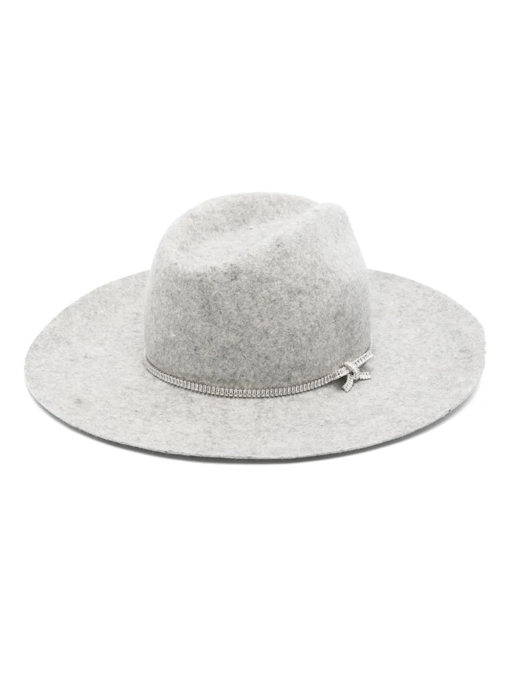 Ermanno Scervino Fédora à Ornements En Cristal | Gris | FARFETCH FR | Farfetch Global