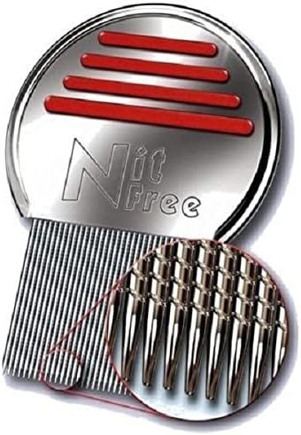 Nit Free Terminator Lice Comb, Professional Stainless Steel Louse and Nit Comb for Head Lice Trea... | Amazon (US)