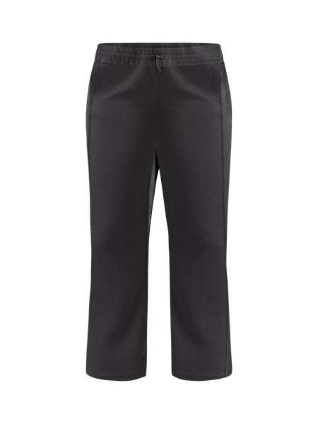 Ribbed Softstreme Mid-Rise Wide-Leg Cropped Pant 25" | Lululemon (US)