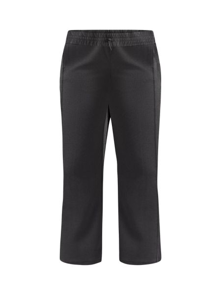 Ribbed Softstreme Mid-Rise Wide-Leg Cropped Pant 25" | Lululemon (US)