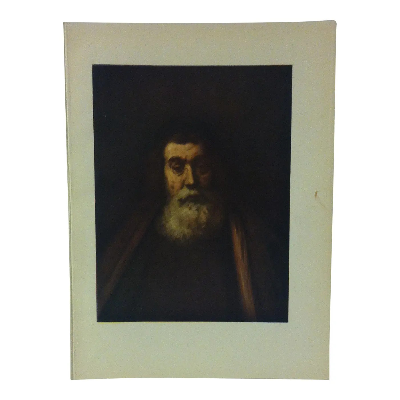 Circa 1930 "Portrait of an Old Man" Print of a Famous Rembrandt Painting | Chairish