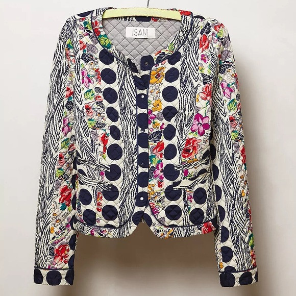 Anthropologie Isani Salta quilted jacket. Women’s size 4 | Poshmark