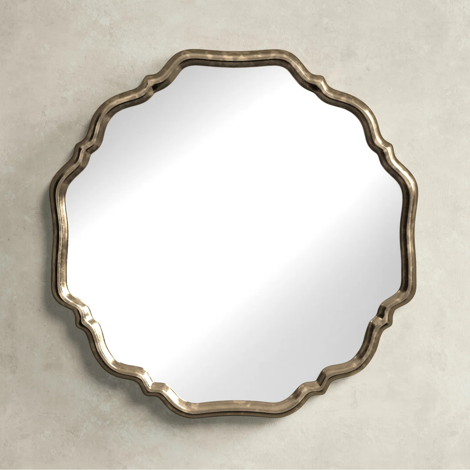 Issa Metal Flat Wall Mirror | Wayfair North America