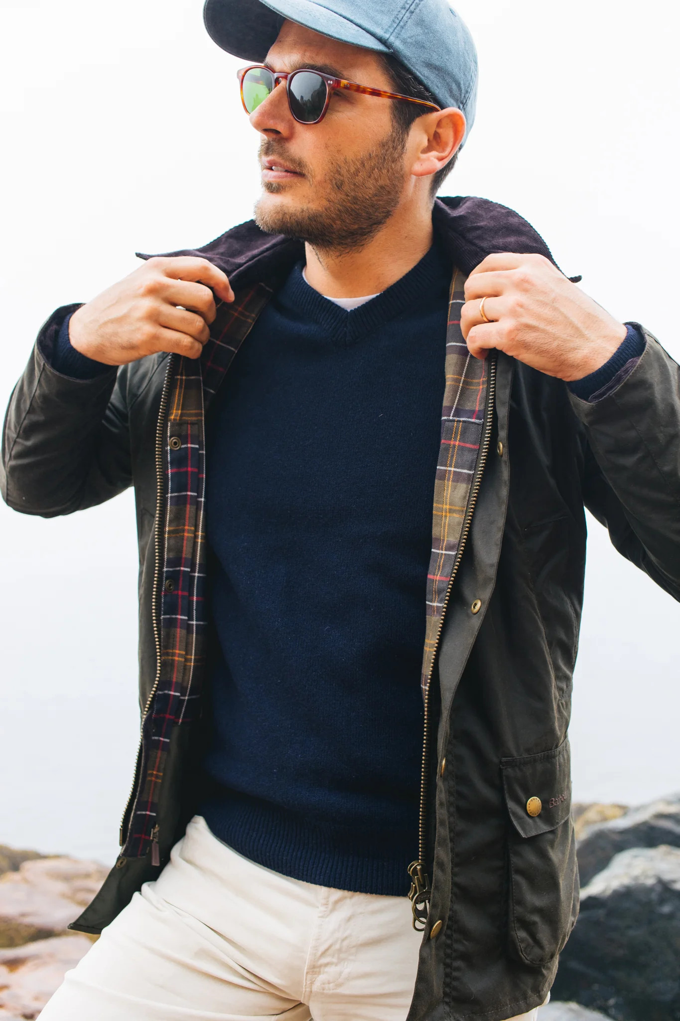 Olive Ashby Wax Jacket | Tuckernuck (US)