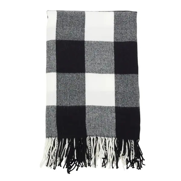 Buffalo Plaid Check Tassel Throw | Bed Bath & Beyond