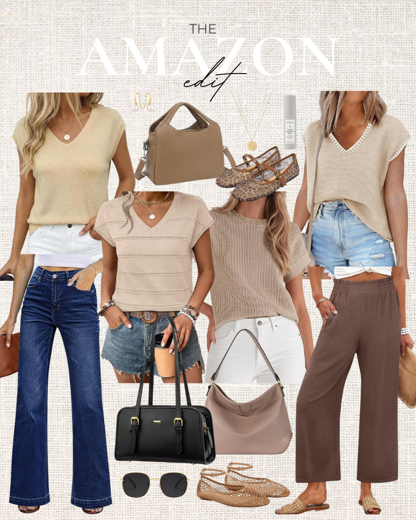 Explore this week’s Amazon Fashion Finds for on-trend outfit inspiration! This comfy knit pullover top is a great match with these cropped, flowy pants from ANRABESS. This classic leather bag from Montana West is a great option for carrying your essentials. Another great find is this pair of round-toe ballet shoes that will complete the look.

#LTKSeasonal #LTKSaleAlert #LTKTravel 

 