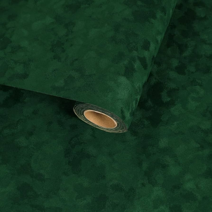 Vintage Green Velvet Flocking Liner for Jewelry Soft Drawer Liner Fabric Felt Roll Peel and Stick... | Amazon (US)