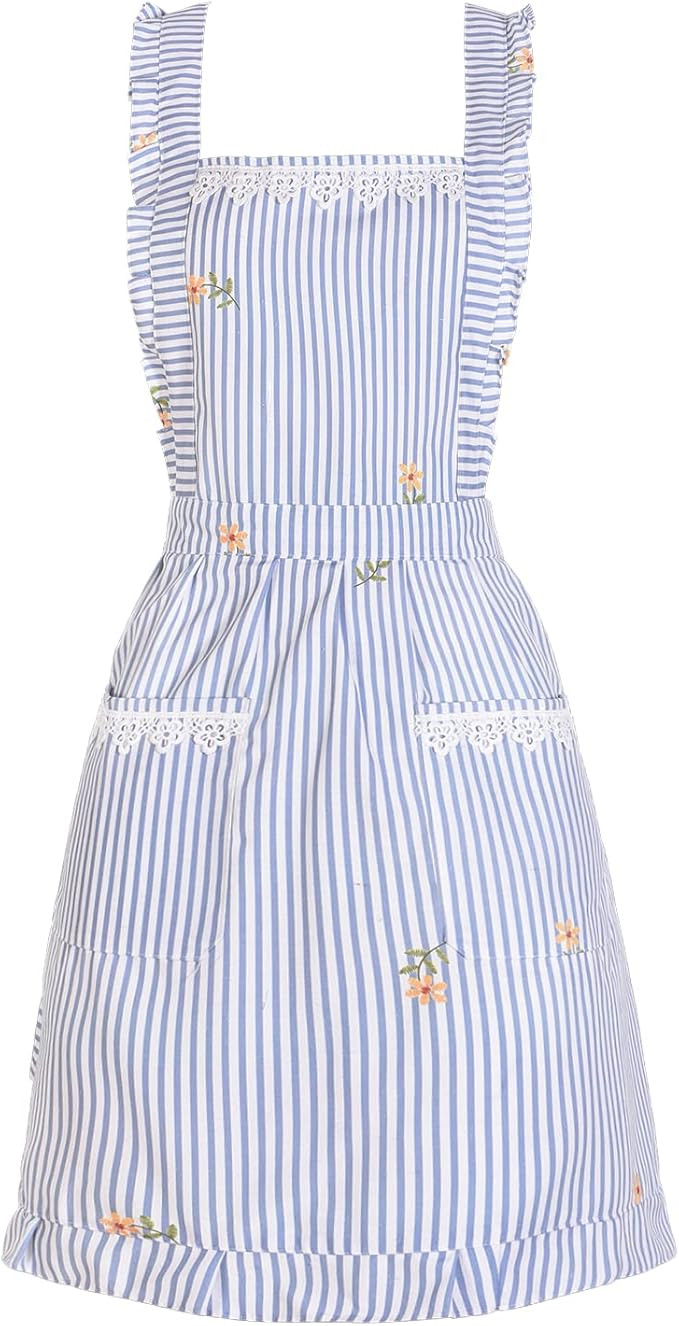 Funny Aprons for Women with Pockets, Kitchen Cooking Grilling Bbq Cute Chef Apron, Mothers Day Bi... | Amazon (US)