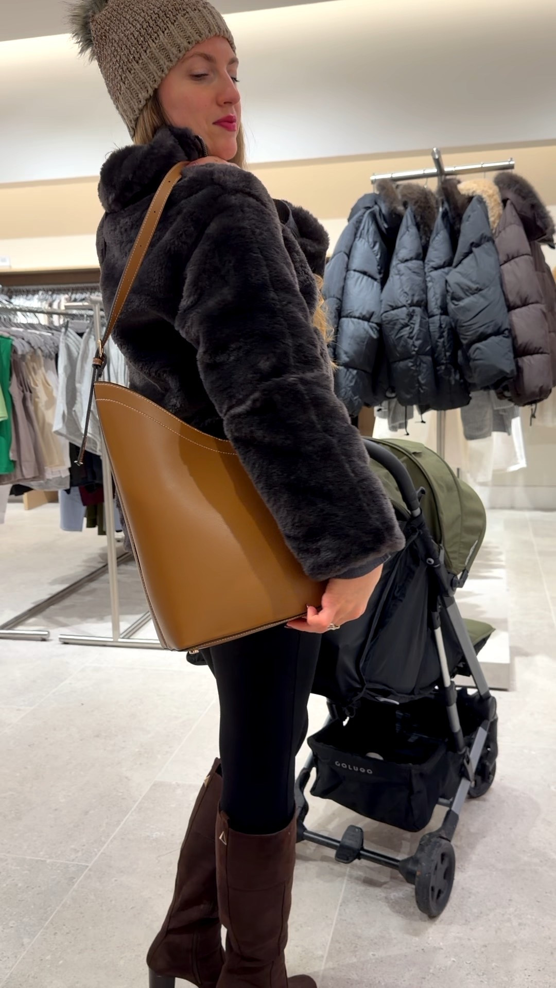 New favorite bag from #hm #bag #winterbag #winterfashion #layeringoutfits #boots 

#LTKootd #LTKmomlife #LTKGiftGuide