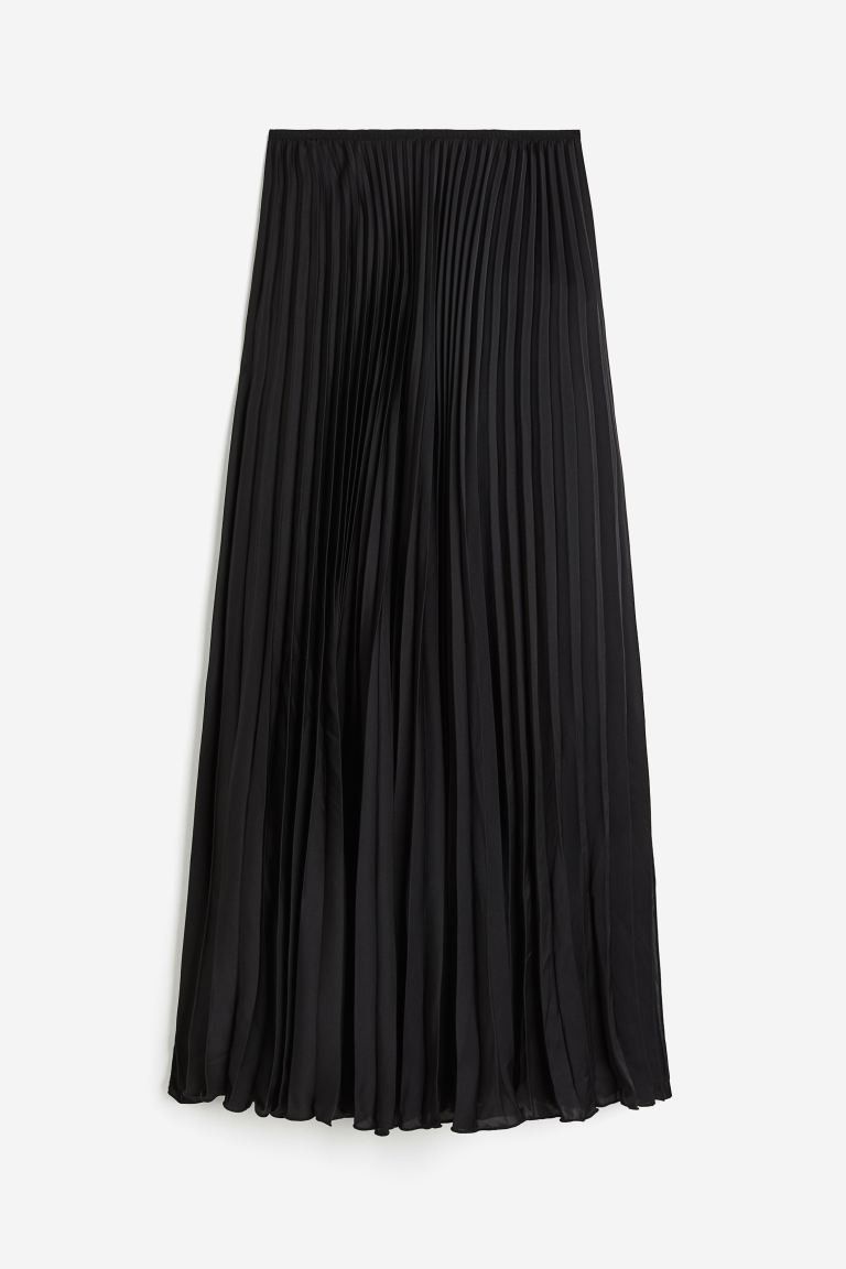 Pleated Satin Skirt | H&M (US)