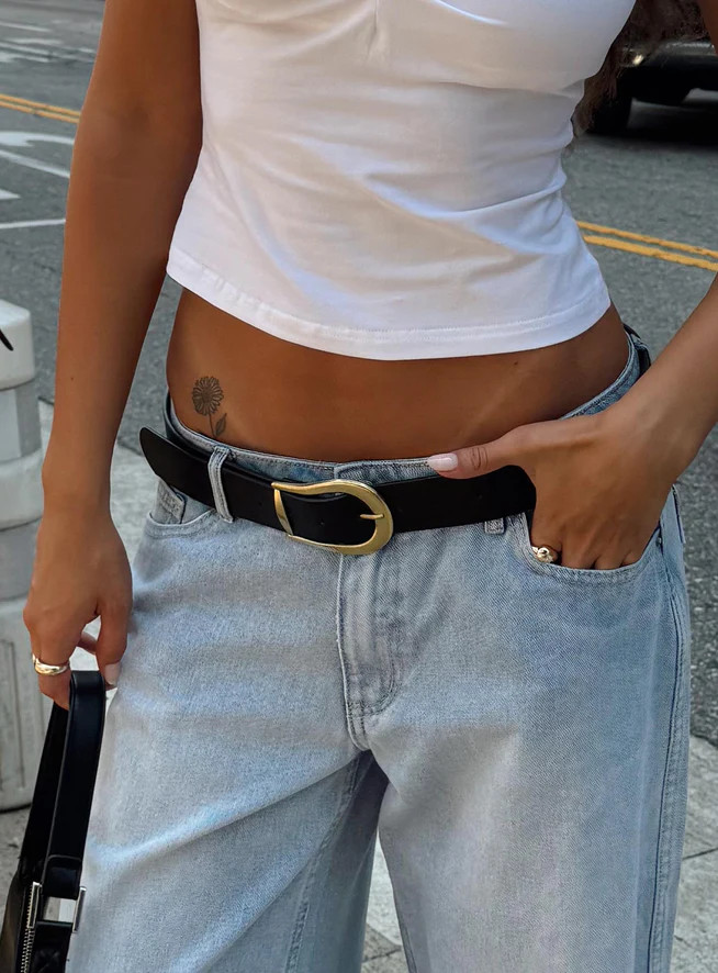 Breslin Belt Black | Princess Polly US