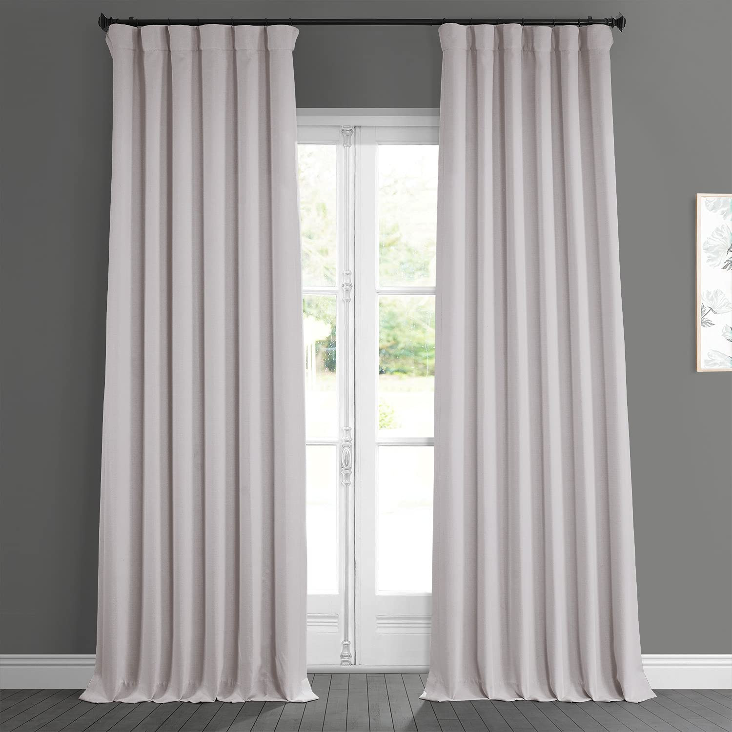 HPD Half Price Drapes BOCH-LN185-P Faux Linen Room Darkening Curtain (1 Panel) 50 X 108, BOCH-LN1856 | Amazon (US)