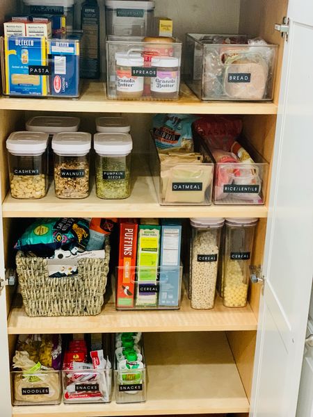 An organized pantry & kitchen makes meal time so much more simple! Always know what you have! 

#LTKstyletip #LTKhome #LTKfamily