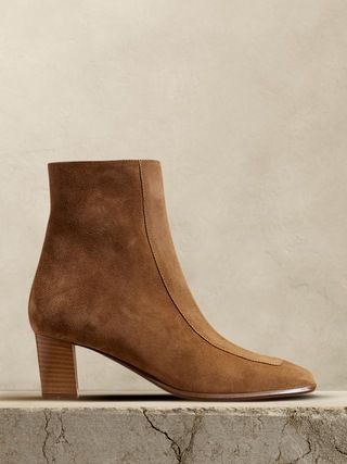 Lucca Suede Ankle Boot | Banana Republic (US)