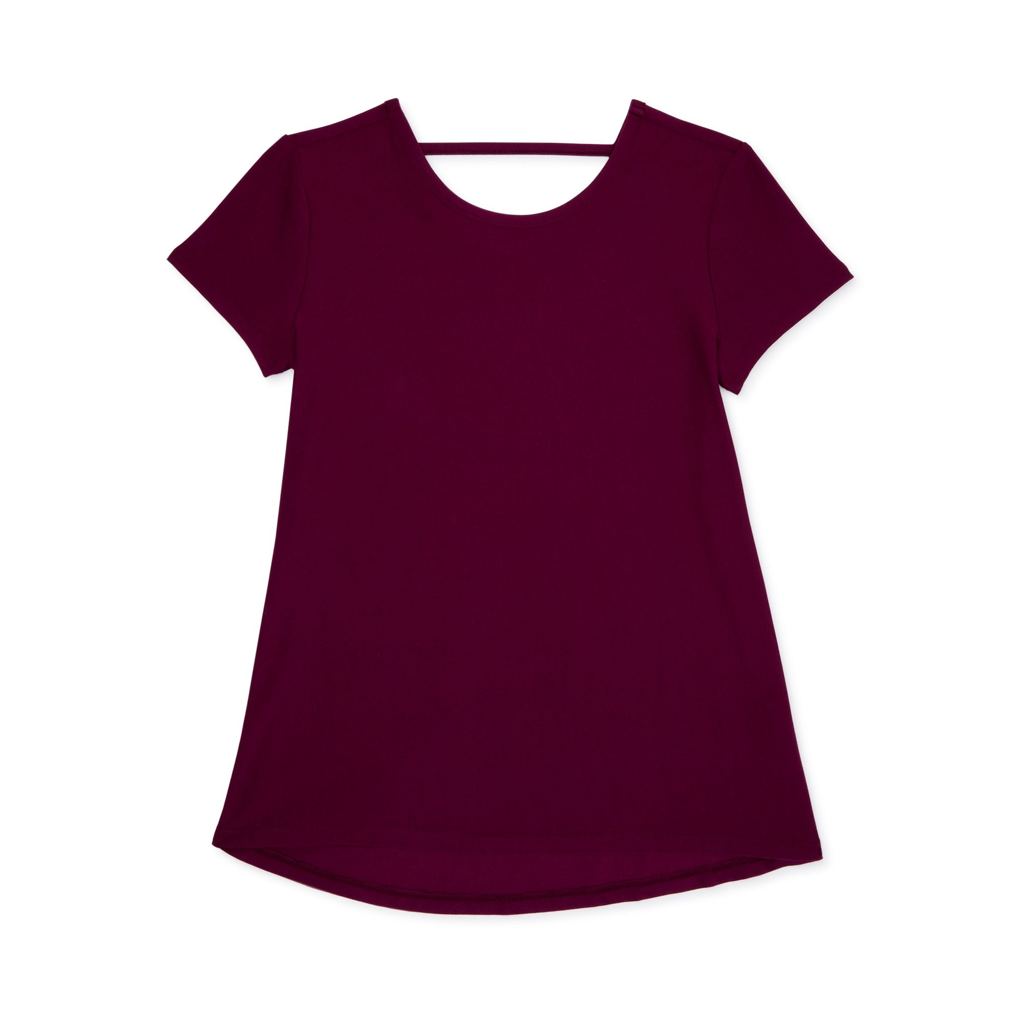 Wonder Nation Girls Ladder Back Swing T-Shirt, Sizes 4-18 & Plus | Walmart (US)