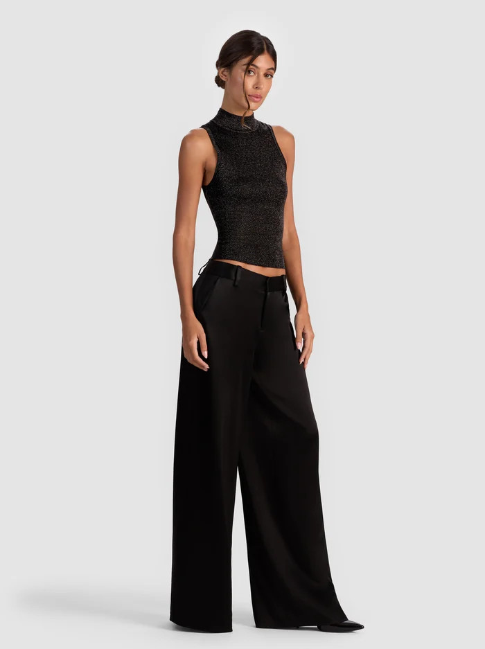 DARCEY METALLIC TANK | Alice + Olivia