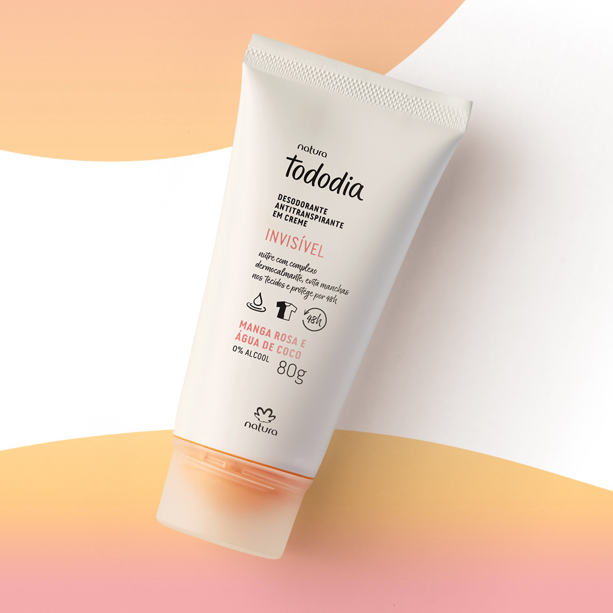 Desodorante Antitranspirante em Creme Tododia Manga Rosa e Água de Coco | Natura BR