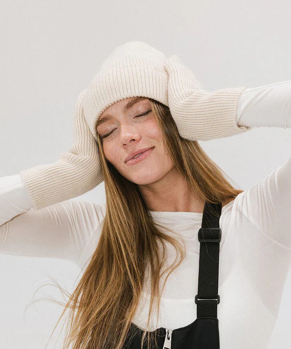 Nina Knit Beanie + Mitten Set | Gigi Pip