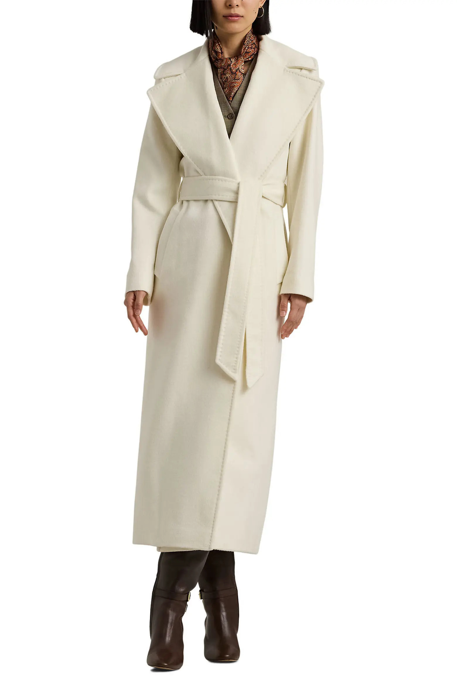 Belted Wool Blend Wrap Coat (Women) | Nordstrom | Nordstrom