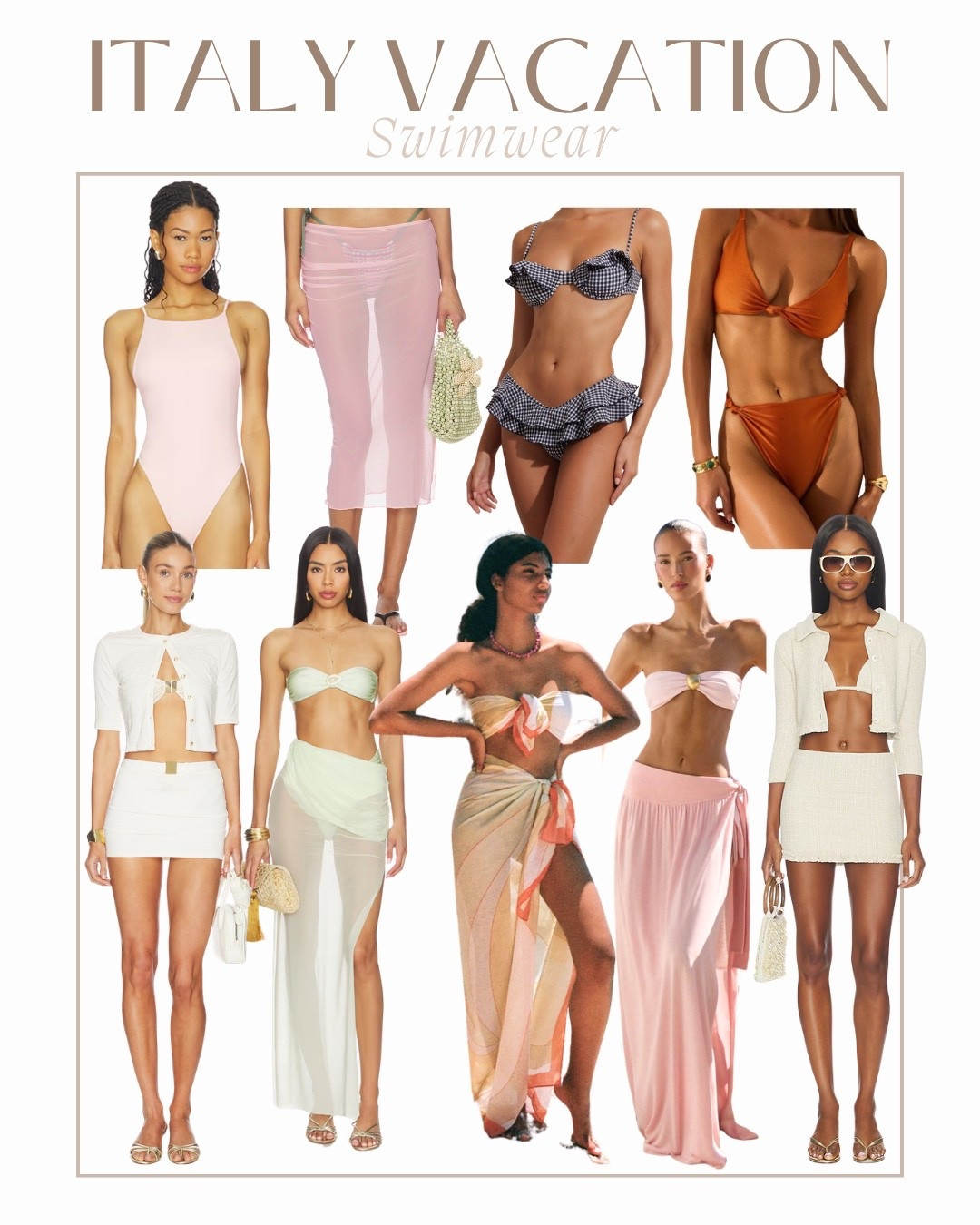 Swimwear for Italy vacation

#LTKootd #LTKSwim #LTKTravel