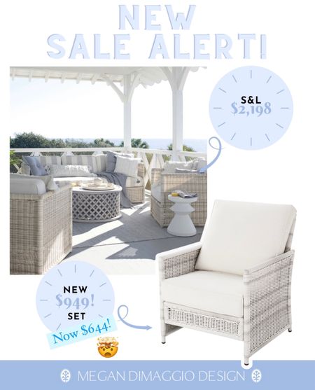FINALLY ON SALE!! I’ve been watching this Serena & Lily Pacifica inspired outdoor set all Summer waiting for a sale, and it’s now over $300 off!! 🤯🙌🏻🏃🏼‍♀️

Snag this highly rated 4 piece conversation set now for $644 vs. S&L $2,198 for just one chair!!

#LTKhome #LTKSeasonal #LTKsalealert