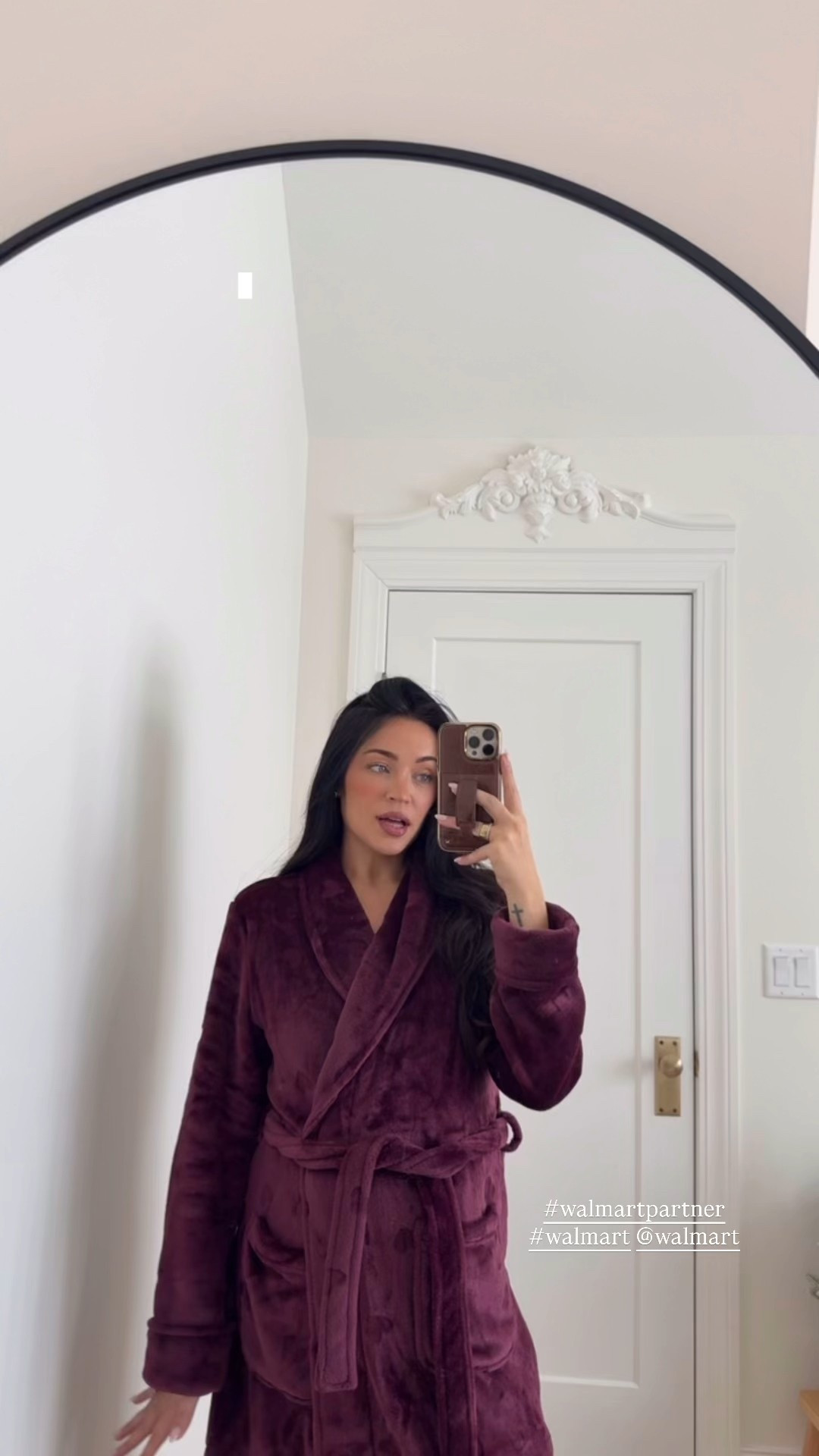 Doing a little Walmart haul for the holidays! Wearing a medium & might grab it in the green. Would make a great gift too. #walmartpartner #walmart @walmart