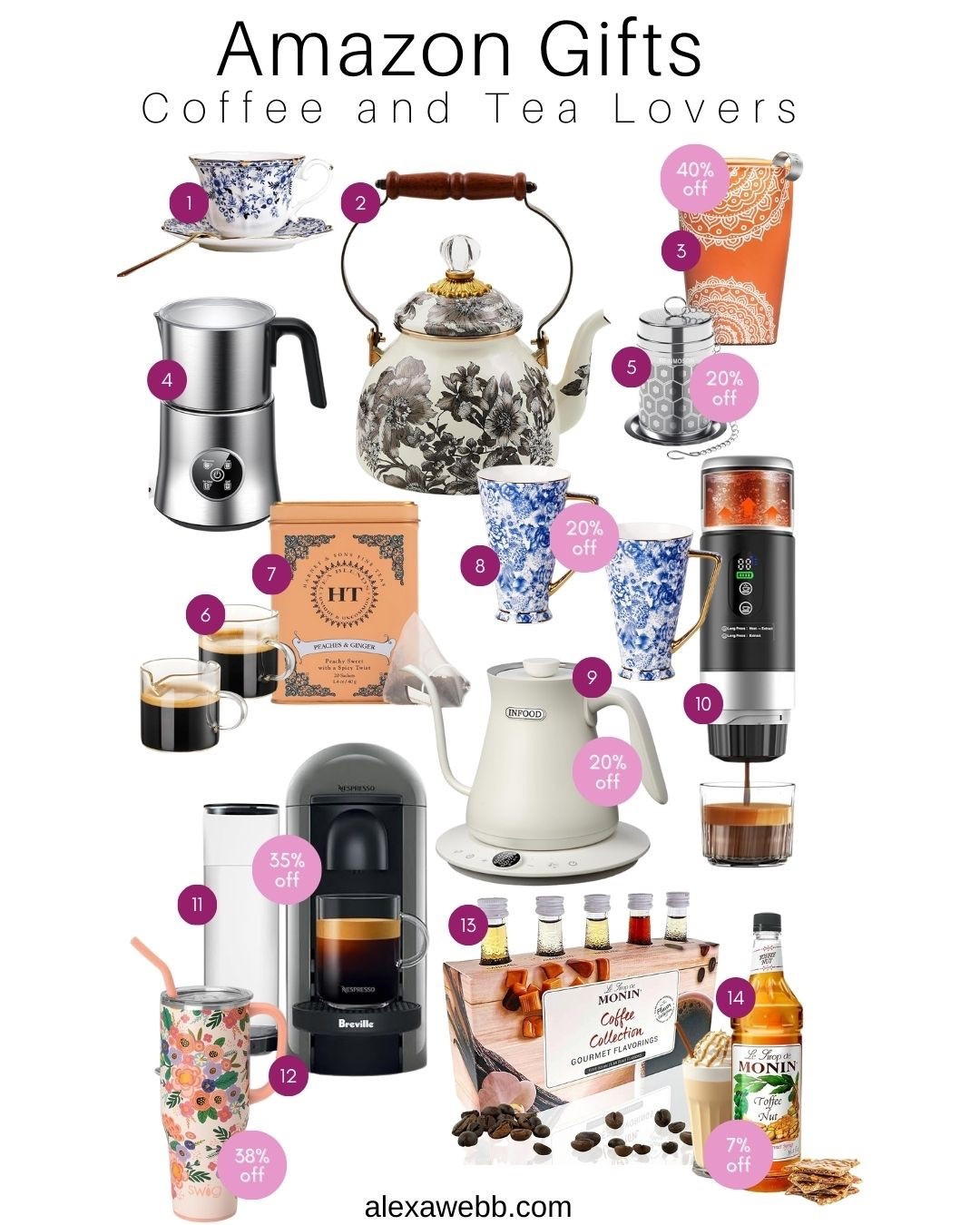 Black Friday Sales!! Amazon Gift Guides 2025 - Coffee and Tea Lovers - A round-up of gifts guides from Amazon Prime! Great for starting holiday shopping early. Or simply treat yourself! Alexa Webb #plussize

#LTKfoodie #LTKGiftGuide #LTKPlusSize